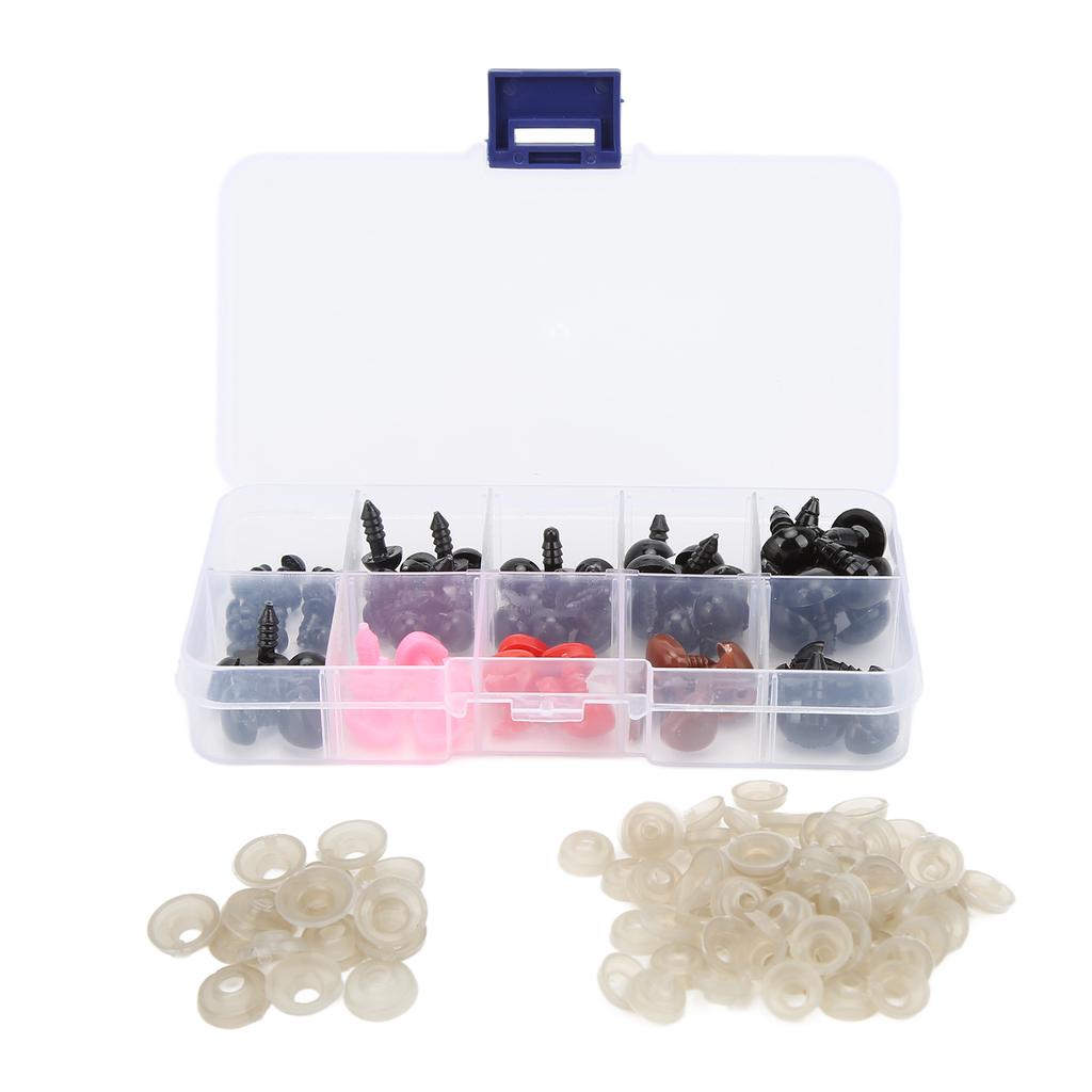 75 шт. безопасные глаза носы разных размеров прочные долговечные гладкие удобные смоляные игрушечные глаза