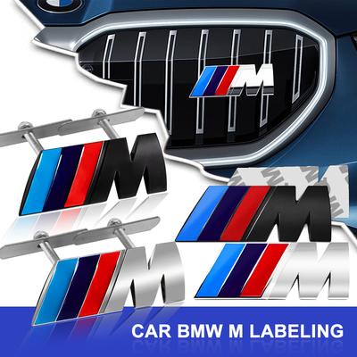 Наклейки с шильдиком M Sports для кузова автомобиля, наклейка на решетку радиатора, внешняя модификация для E39 E34 E30 F20 E92 M3 M4 M5 E46 E90 E60 E36