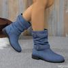 Fashion Women's Autumn Winter New Fashion Boots Are Comfortable Versatile Suitable Daily Leisure Non Slip Wear-resistant Women's Shoes
