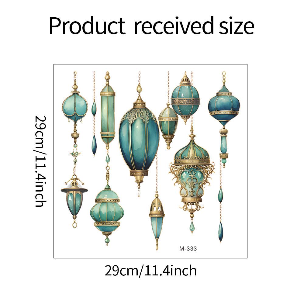 Съемное ретро зеленое украшение для спальни, шкафа, окна, наклейка на стену, самоклеящиеся наклейки