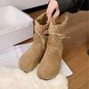 Модные балетки Женские ботильоны Замшевая модная обувь для платья для женщины Повседневные зимние ботинки 2025 Зимние дизайнерские челси ботильоны для женщин