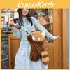Plush Raccoon Cute Single Shoulder Crossbody Bag Cartoon Outdoor Kids Gifts