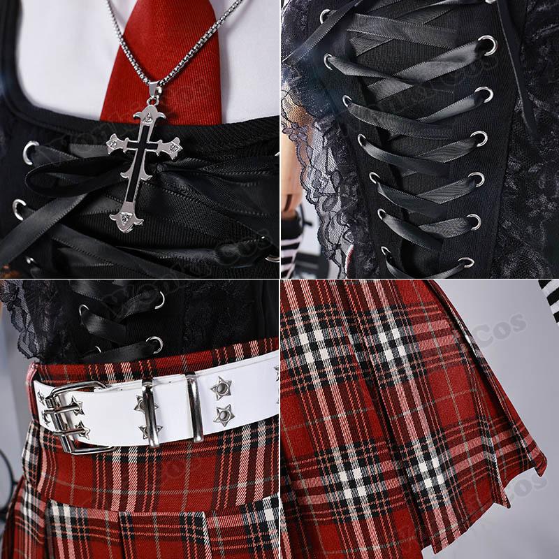 Костюм для косплея Амане Миса Костюмы JK Миса Косплей Черное платье Парик Волосы Для Женщин Девушка Ролевая Игра Вечеринка Хэллоуин Наряды