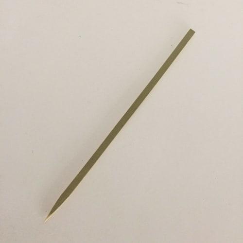 Yamato Bussan Bamboo Skewers, Natural, 21cm, Prosperous Business, Flat Bamboo Skewers, Commercial Use, 250 Pieces