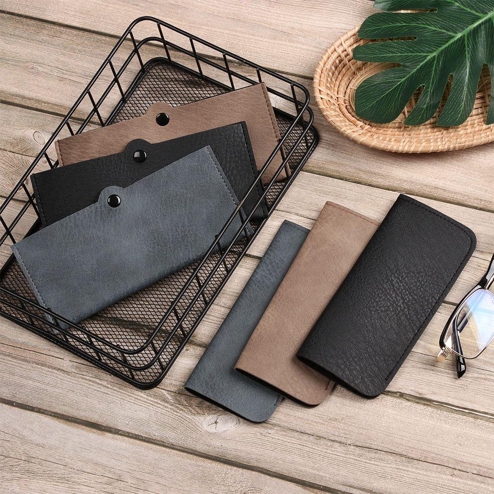 Мягкий PU кожаный портативный футляр для очков Защитный чехол для очков Чехол для очков для чтения