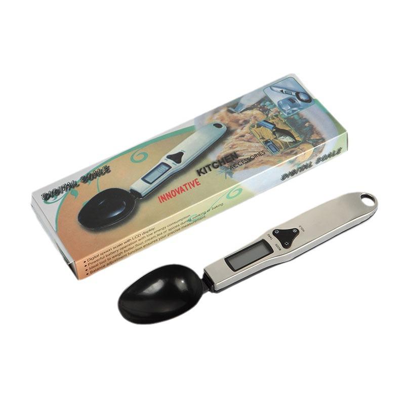 Электронные весы-ложка для точного измерения на кухне и при выпечке - Бытовые кухонные весы для продуктов и граммов