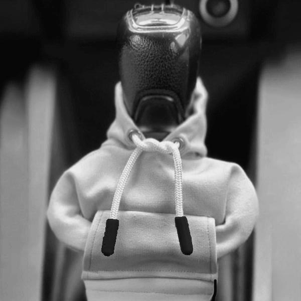 1 шт. толстовка с капюшоном для автомобиля, чехол для переключения передач, модная толстовка с капюшоном для автомобиля, крышка для ручки переключения передач, толстовка с ручной ручкой, чехол для рычага переключения передач