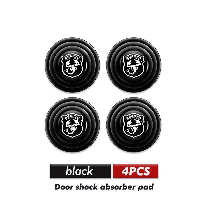 For Abarth Car Door Shock Absorber Pad Anti Collision Silent Buffer Sticker FIAT 500 FR Doblo Ducato Freemont Idea Stilo V2