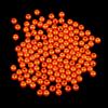 150шт пластиковые круглые рыболовные бусины приманка для морских снастей оранжевый 4 мм