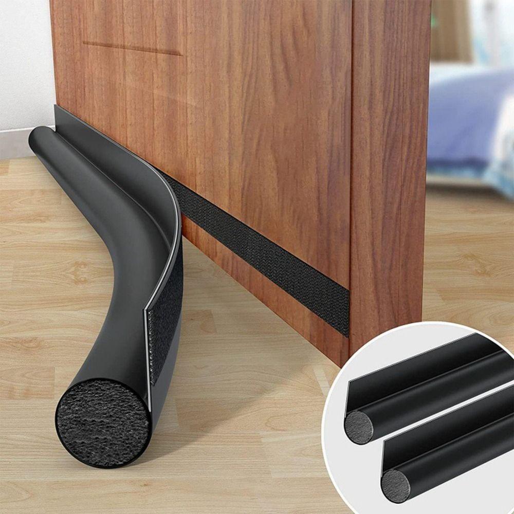 Windproof Under Door Draft Stopper Leather Sound Insulation Sealing Strip Door