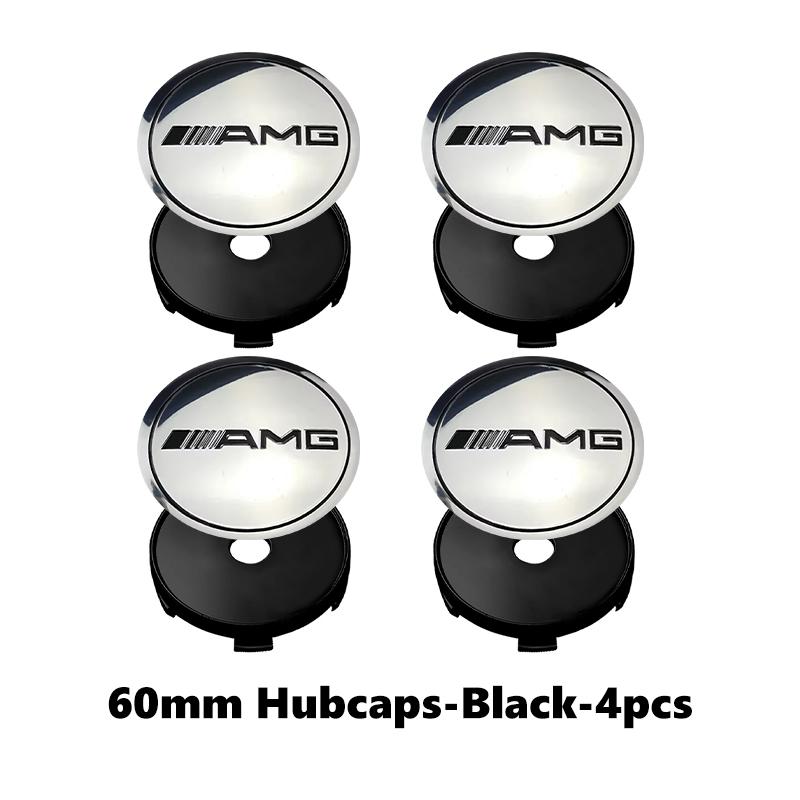 UMEG7 4pcs Car Wheel Center Caps Hubcap Cover Auto Accessories For AMG Mercedes Benz B-CLASS C-CLASS GLC GLE GLK W190 W201 C180 C200