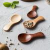 4/8 шт. Мини деревянная ложка кухонная ложка для специй сахар чай кофе соль ложка короткая ручка мини ложка кухонные гаджеты