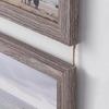 6/7-Inch Wall Hanging Photo Frame Rustic Solid Wood Vertical Collage Display Frame