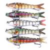 MUQZI Sports Accessory 13.7cm 27g Multi Jointed Fishing Artificial Lifelike Lure Wobbler Swim Bait
