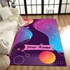 1PC Custom Name Abstract Art Theme Floor Mat Ideal for Living Room, Game Rooms, Office, Bedroom,Floor Mat Playful Design