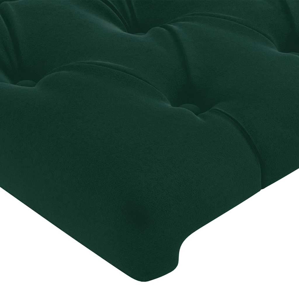 Headboard with Ears Dark Green 103 x 23 x 78 88 cm Velvet