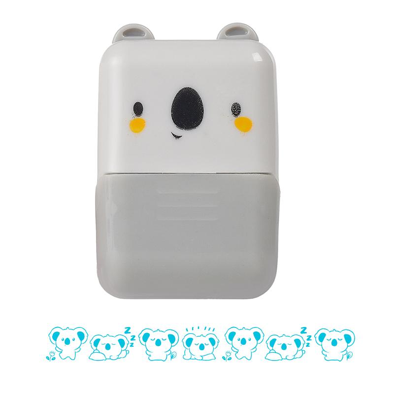 Милые животные Мультяшный персонаж Штамп-ролик DIY Креативная печать Граффити Блокнот Декорация-ролик Канцелярские товары Принадлежности для журнала