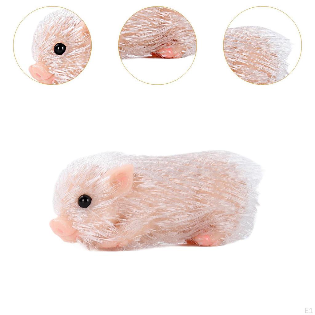 Милая миниатюрная кукла-свинка для домашнего декора и реквизита для мероприятий