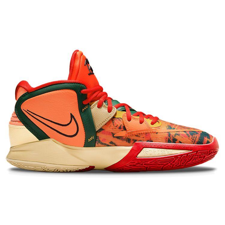 Nike Мужские кроссовки Kyrie Infinity 1 World, 1 People Оранжевый Safety-Orange Gorge-Green DO9614-800