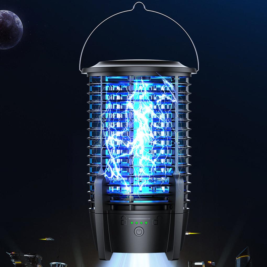 Эффективная лампа от комаров Мгновенное уничтожение Технология электросети Отпугиватель комаров Перезаряжаемые мухи