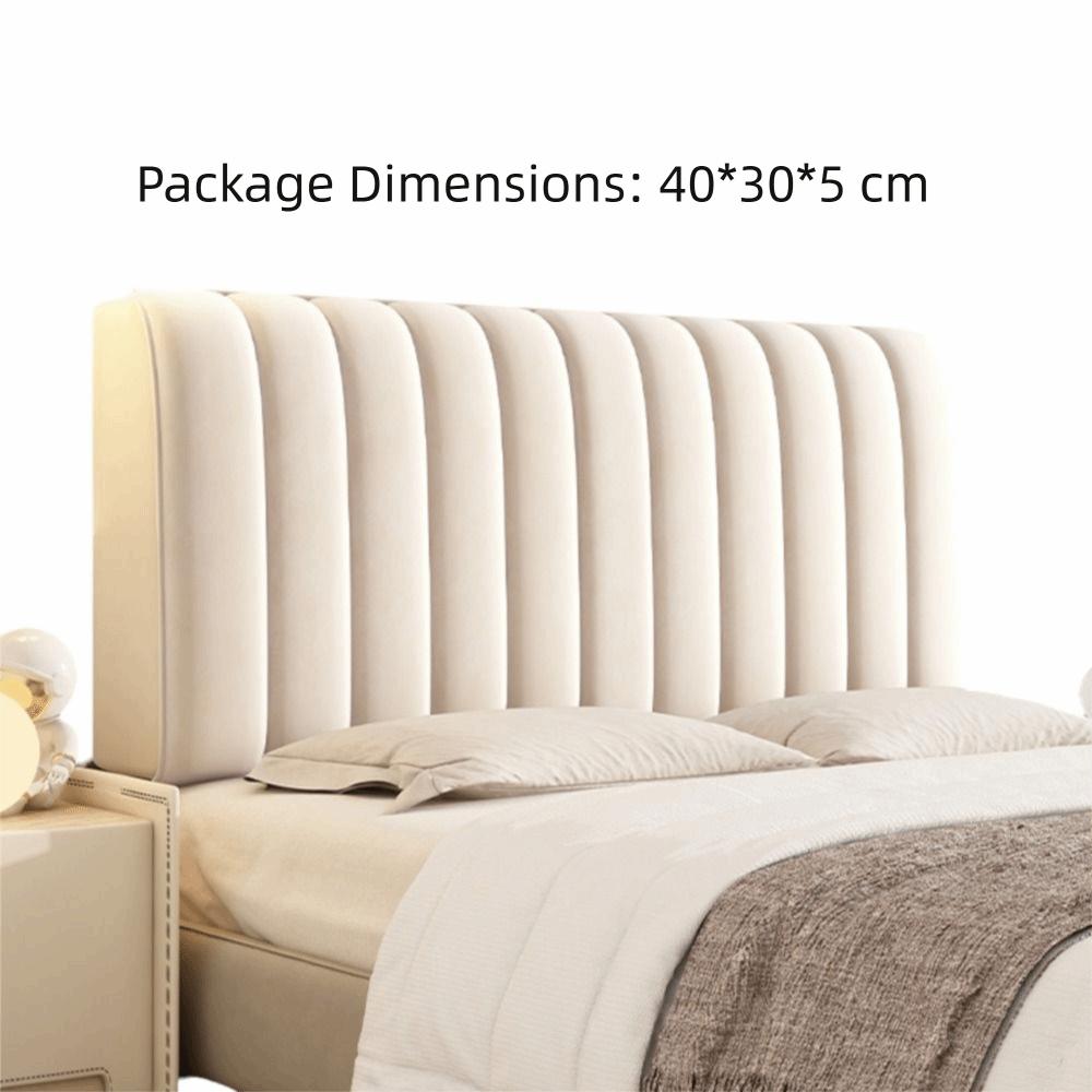 Простой стиль однотонное изголовье бархатная текстура моющийся чехол для изголовья чехол для изголовья дом