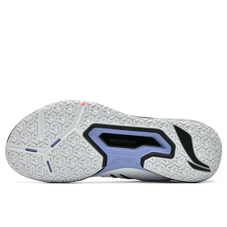 Li Ning Saga 2 Lite Резиновые Дышащие Низкие Бадминтонные Кроссовки Унисекс Черно-Белые AYTT003-1
