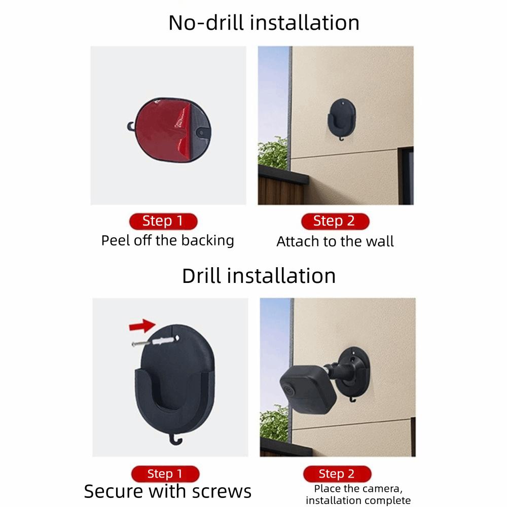 Adhesive Mounting Camera Bracket Stand Wall Camera Holder for Blink Outdoor4 Mini 2 Porch Wall