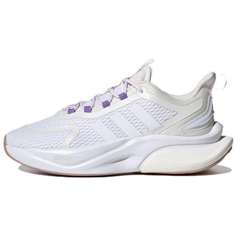 adidas Женские Alphabounce+ 'White College Purple' Женские HP6150