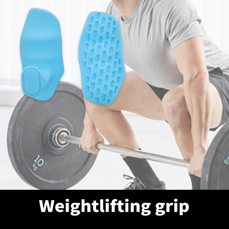 Dumbbell Fitness Gripper Gloves Silicone Hand Gripper Weight Lifting Grip Sports Gym Gloves Grip Strengthener Enduring