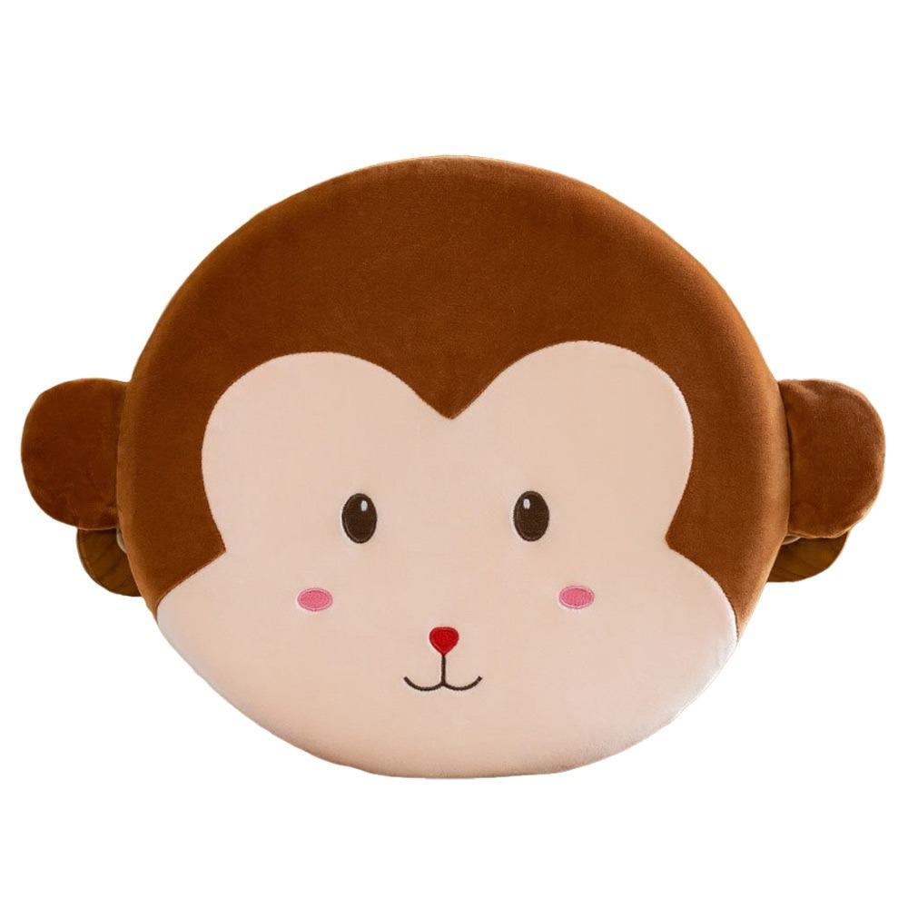 Cartoon Animal Dog Cat Chair Cushion Thick Sofa Pillow Plush Toy  For Office Student Dormitory Car