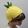 Playful Knitted Fruit Hat Creative Pineapple Beanie Lemon Strawberry Pullover Cap  Skiing