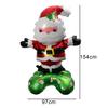 Large Standing Balloons Christmas Theme Santa Claus Xmas Tree Snowman Gingerbread Man Aluminum Film Balloon New Year Party Decor