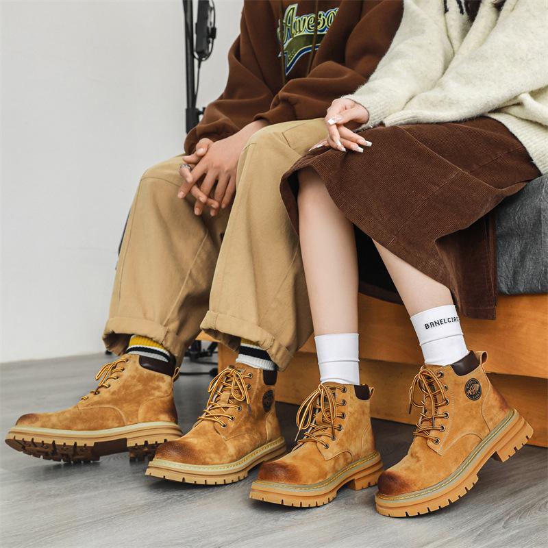 Британские короткие ботинки Chelsea, мужские перчатки, ботинки Martin, высокие универсальные ботинки Smoke, обувь Locomotive Tooling 6223-J