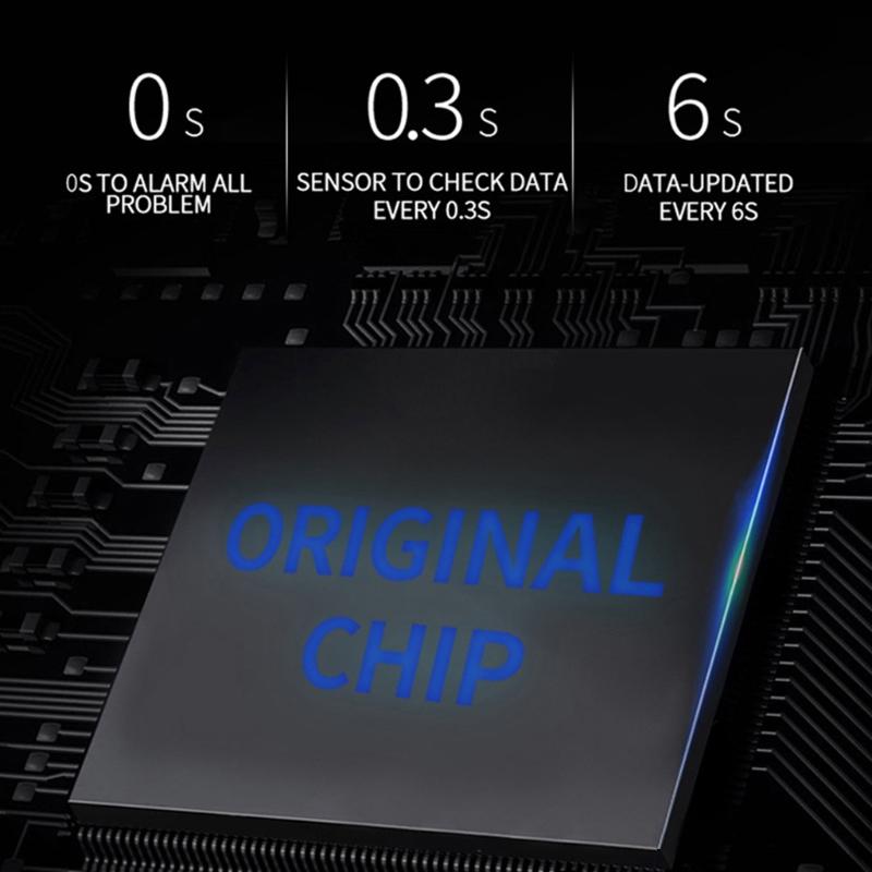 Автомобильный датчик TPMS, система контроля давления в шинах, система охранной сигнализации давления в шинах, аккумулятор, цифровой ЖК-дисплей