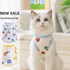 Весенне-летняя сетчатая кошачья жилетка: Милый принт по всей поверхности для рэгдолла, британской и американской короткошерстной