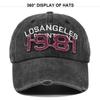 Vintage 1981 3d Embroidered Baseball Cap Adjustable Sun Hat Cotton Material