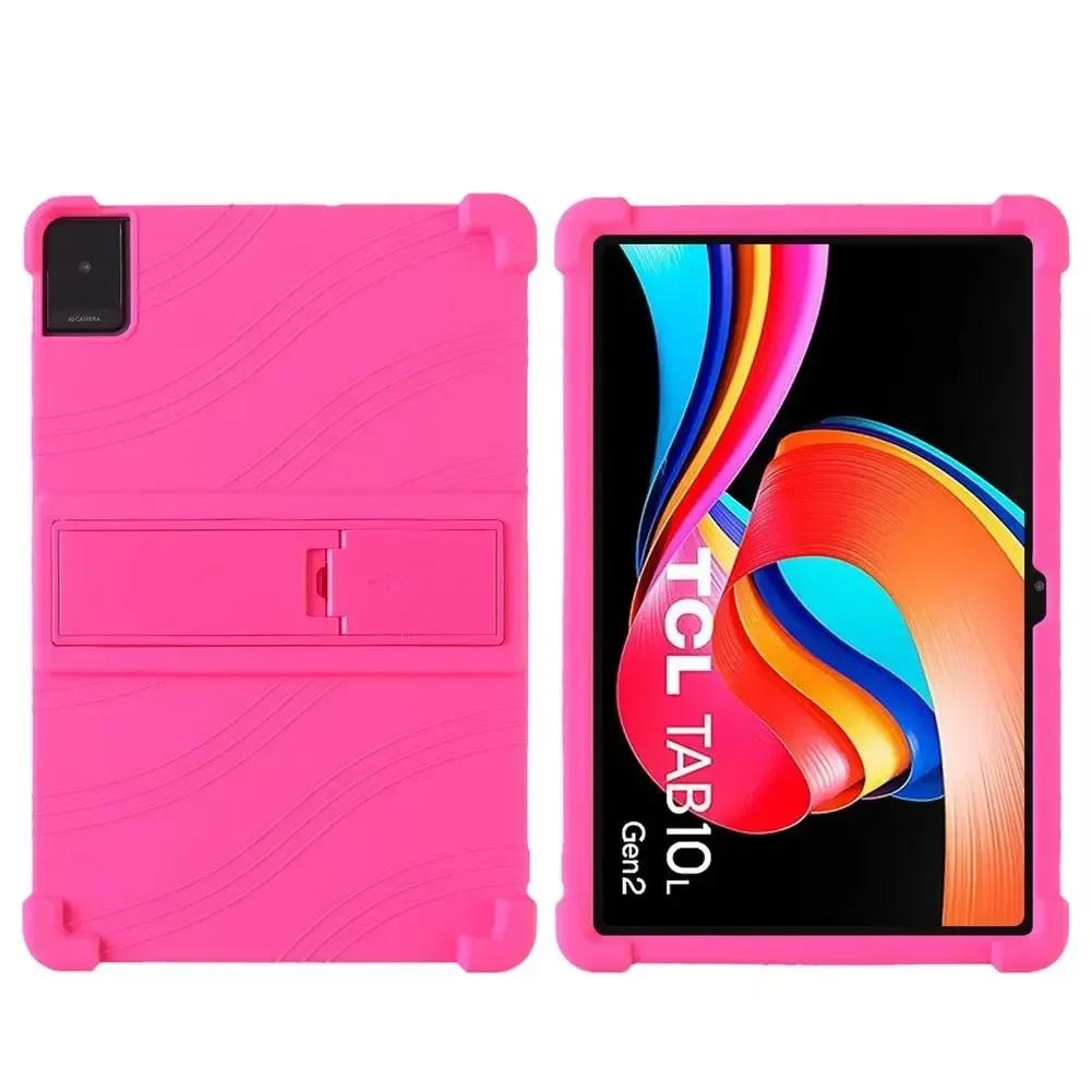 Чехол для TCL Tab 10L Gen 3 LTE & 2 Case 8193A 8492A 10.1" Планшетный ПК Силиконовый противоударный чехол с подставкой сзади Мягкий