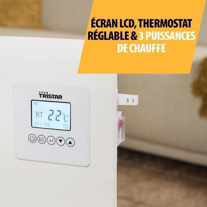Radiateur Chauffant - TRISTAR - KA-5094 - Infrarouge - 550 W - Écran LCD - Programmable