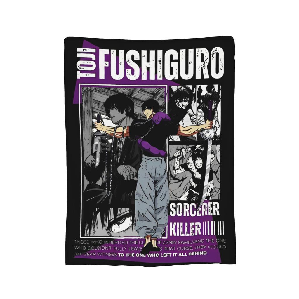 Yuji Itadori From Jujutsu Kaisen Anime Plush Blankets Awesome Throw Blanket for Home 125*100cm Bedspreads,