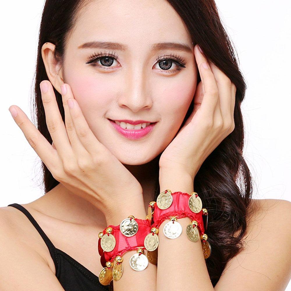 1 пара украшений на щиколотку, золотые монеты, браслеты на запястье для танца живота, браслет-манжета на руку, браслет-погремушка