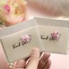 2Pcs Flower Greeting Cards Blank Inside Messages Birthdays Anniversaries Thank You Card Valentine'S Day Wedding Invitation Card