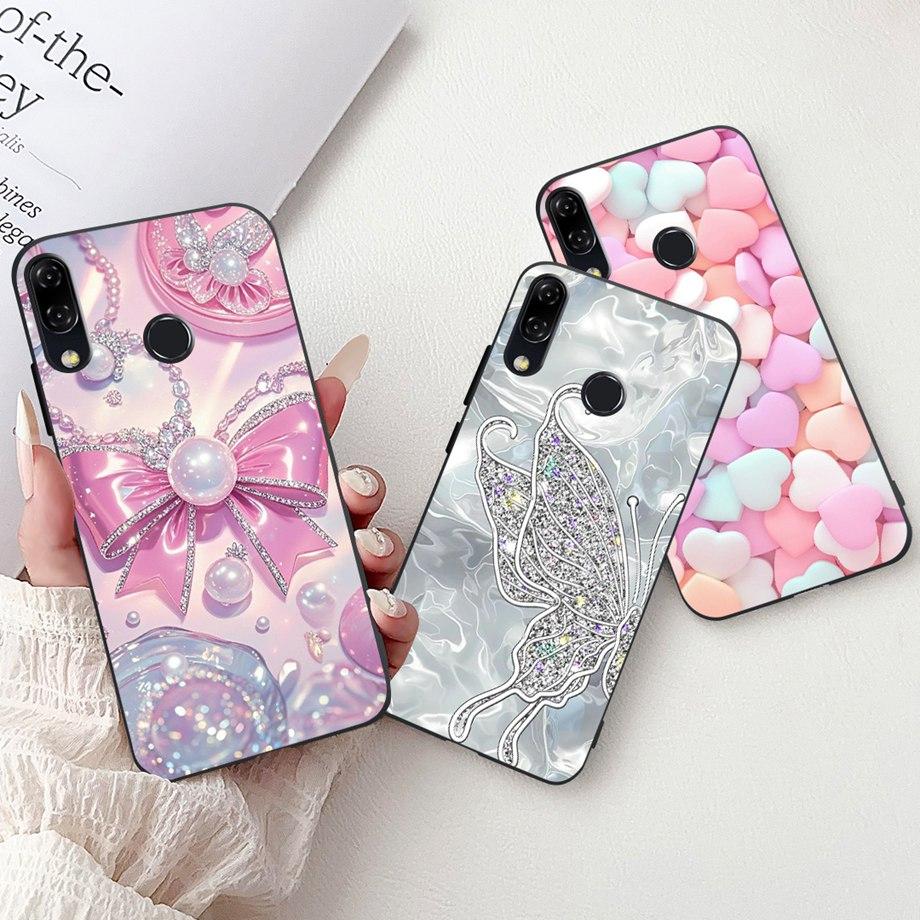 Luxury Matte Silicone Soft Case For ASUS ZENFONE 5 8 3 ZE620KL ZE520KL ZB602KL ZB601KL ZS590KL Capa Flower Loving Heart Funda