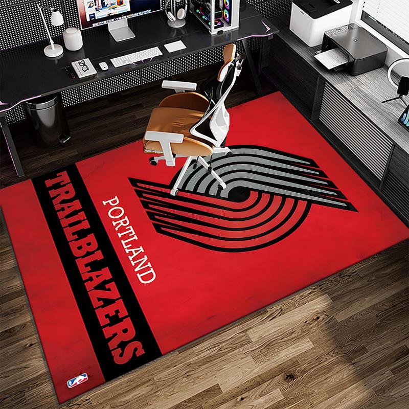 Portland Blazers Artwork Carpet, Kitchen Rugs, Yoga Mat, Non-Slip Mats, Rug for Bathroom, Living Room bedroom, Camping Rugs Christmas Gift