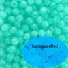 Разноцветные светящиеся смоляные бусины для рыболовных снастей и ювелирных изделий - Флуоресцентные крючки для ожерелья и аксессуары