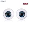 20mm 22mm 24mm Animal Accessories Real Like Baby Toy Realistic Dolls Eyes Half Round Hollow Eyeballs