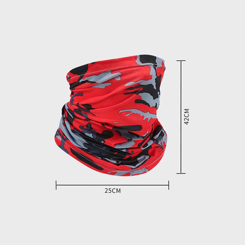 УФ-защитный шарф, ледяной шелковый шарф для лица, шея, быстросохнущий, для рыбалки на открытом воздухе