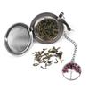 Tea Strainer Natural Stone Tree Of Life Stainless Steel Strainer For Making Tea Seasoning Bag Spice Box Accessory