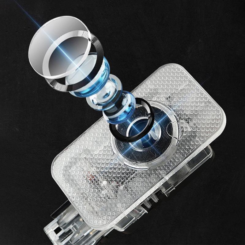 2pcs Volvo HD  Car Door Welcome Light Led Projector Lamp For Xc60 Xc90 V40 V60 S60 V50 V90 S80 C40 XC40 V70 XC70 C30 C70 Rdesign