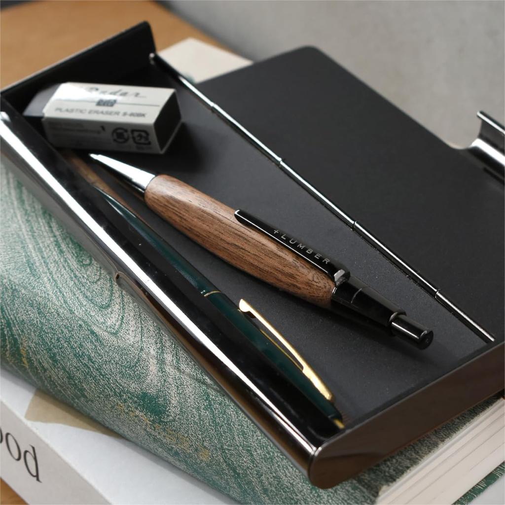 Треугольный деревянный механический карандаш BODY MECHANICAL из ценной древесины LUMBER от Hacoa "TRIANGLE PENCIL" + (грецкий орех)