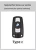 KLIB4 New 2025 New Smart Car Key Case Cover Fob For BMW E60 E61 E70 E81 E87 E90 E91 E92 X1 X5 X3 1 3 5 6 Series Z4 Protector Shell